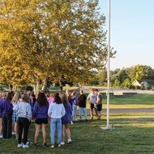 2023 Gloria Deo Academy See You at the Pole Event Student Prayer